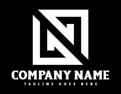 Letter N Company Logo Design Template