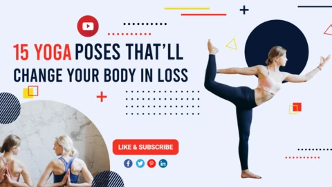 Yoga Studio YouTube Channel Thumbnail Post Design Template