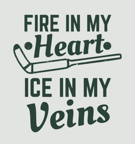 Hockey Stick Vintage T-shirt Design Template