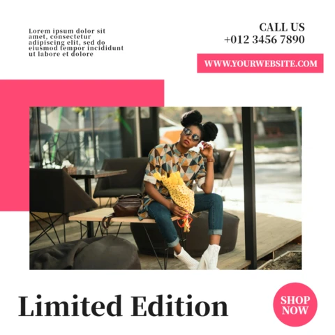 Fashion And Style Sale Instagram Post Design Template
