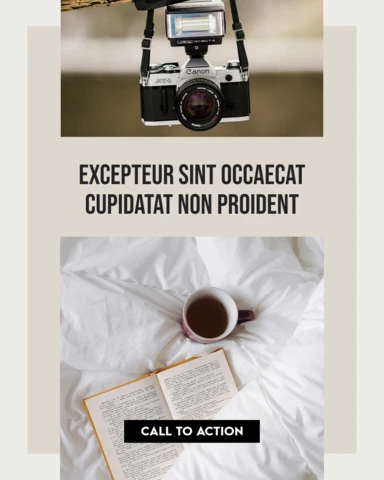 Sjabloon voor esthetisch instagram postontwerp voor camera en boek