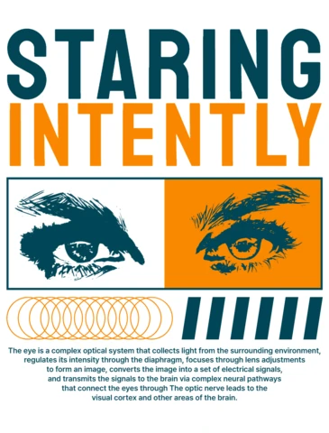 Eye Graphic Design Template for Educational Posters