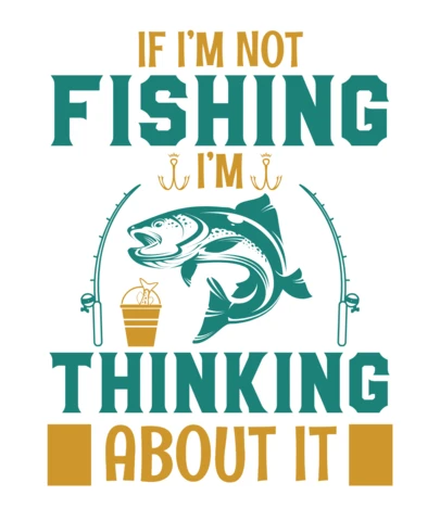 Plantilla de diseño de cita de pesca vintage para entusiastas de las actividades al aire libre