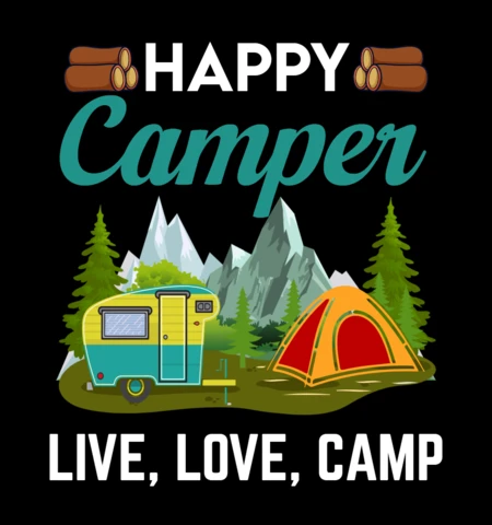La vie, l'amour, le camp, c'est une citation, modèle de t-shirt