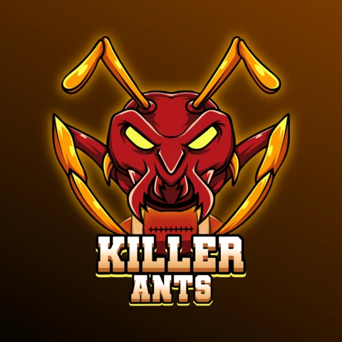 Killer Ants Animal Sport Mascot Team Badge