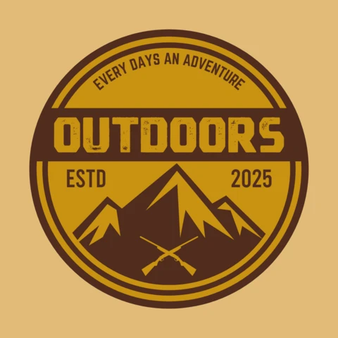 Plantilla de diseño de logotipo de aventura al aire libre