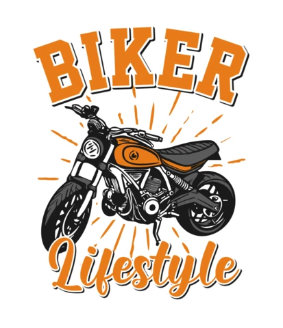 Motorcycle Vintage T-shirt Design Template