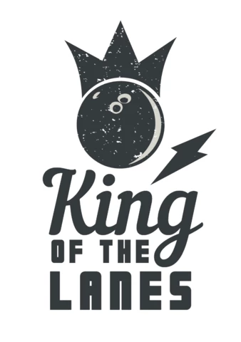 Bowling Ball Vintage T-shirt Design Template