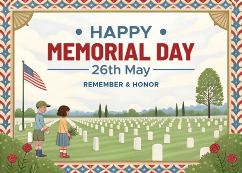 Memorial Day Design Template: Vintage-Inspired Celebration for Remembrance and Honor