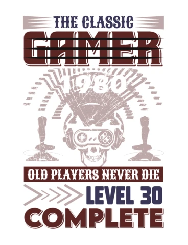 Retro Gamer Birthday Template: Level 30 Complete for Classic Gaming Enthusiasts