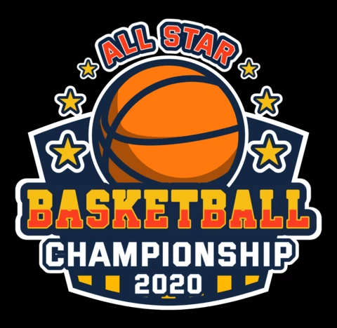 Basketball Championship Logo Design Template