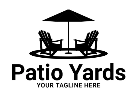 Patio Yards Garden Logo Design Template
