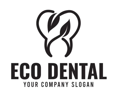 Eco Dental Logo Design Template