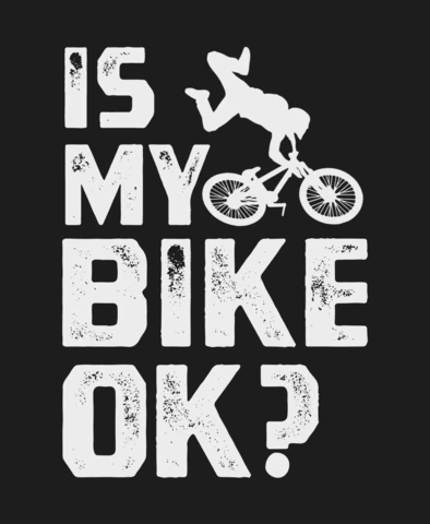 Is My Bike Ok? T-shirt Design Template