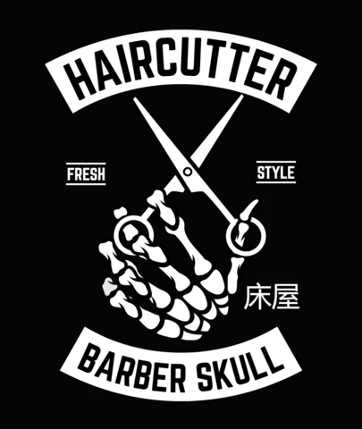 Haircutter T-Shirt Design Template