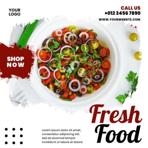 White Texture Instagram Post Design Template