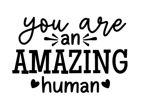 Amazing Human Inspirational T-Shirt Design Template
