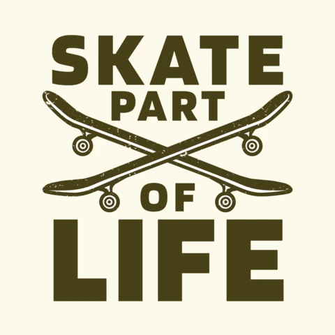 Skateboard-Vintage-T-Shirt-Design-Vorlage