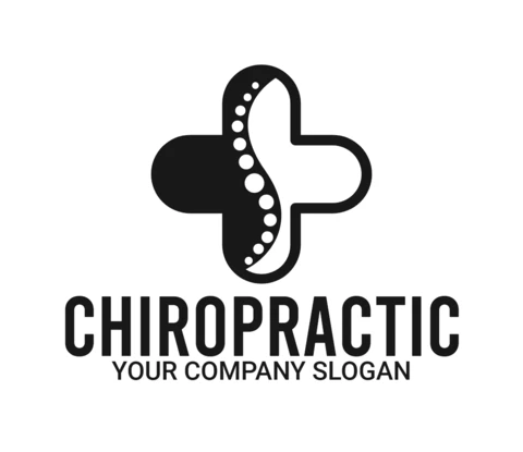 Designvorlage für medizinisches Chiropraktik-Logo