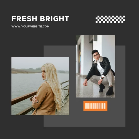 Moderne Mode Instagram Post Design Vorlage