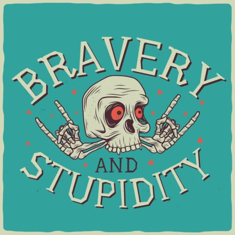 Funny Skull T-Shirt Design Template