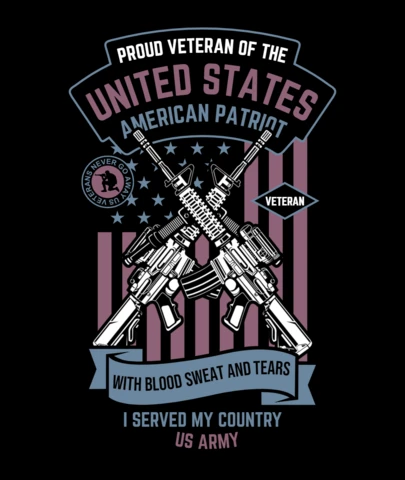 Modelo de design de camiseta patriota americana