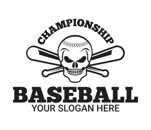 Baseball Championship Sports Logo Design Template