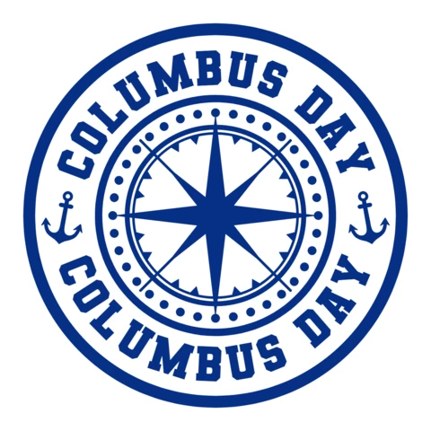 Plantilla de diseño del día de Colón