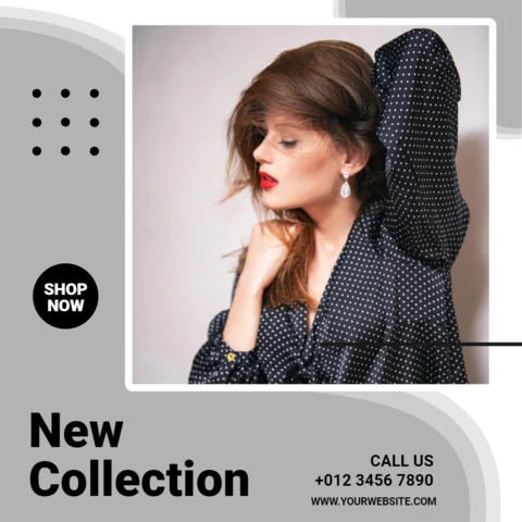 New Collection Sale Instagram Post Design Template