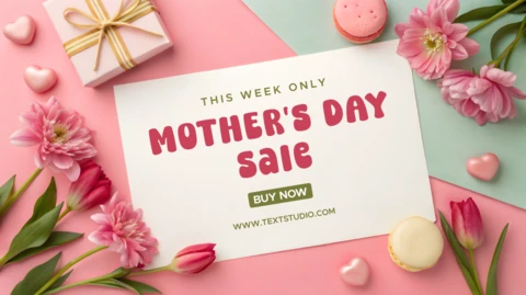 Chic Floral Mother's Day Sale Template Design for Promotional Campaigns