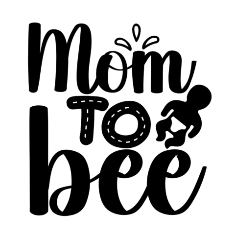 Mom To Bee T-Shirt Design Template