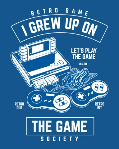 Plantilla de diseño de camiseta de juego retro