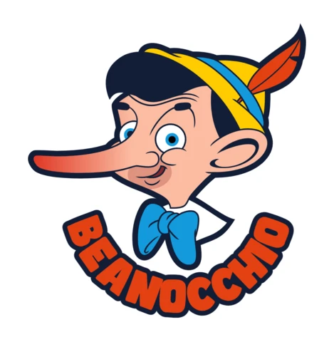 Beanocchio plantilla de camiseta parodia de Pinocho