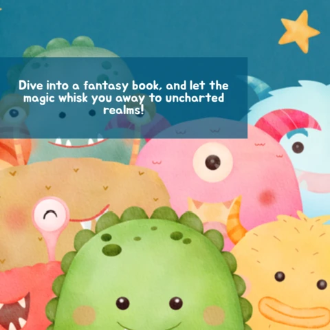 Children's Literacy Book Monsters In My Dream Sale Instagram Post Design Template