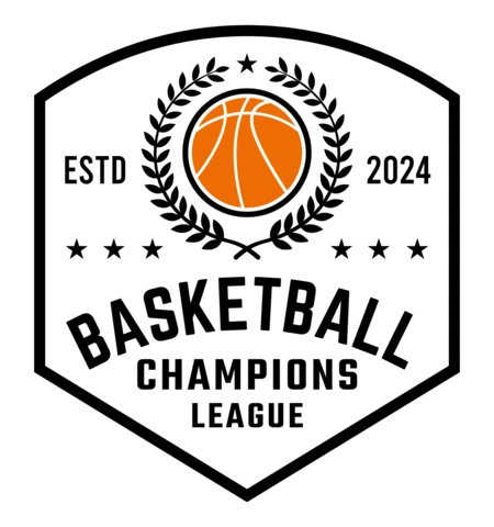 Basketball Champion League Logo Design Template