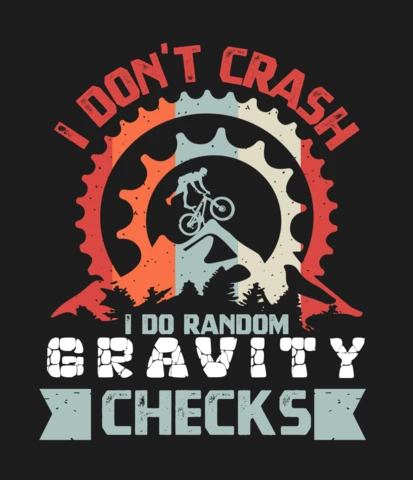 Je n'ai pas d'accident de vélo - modèle de t-shirt