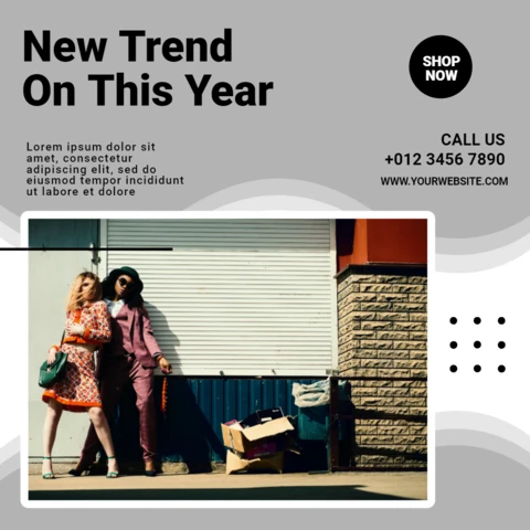 New Trend Sale Instagram Post Design Template