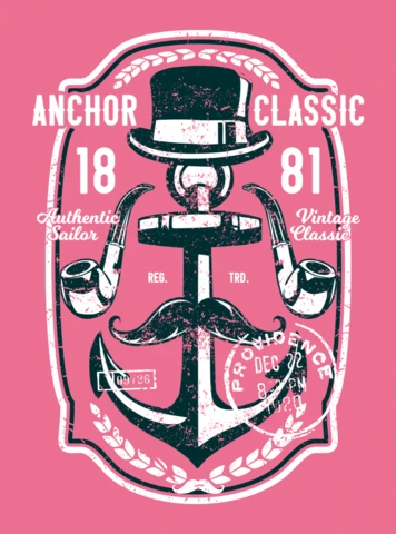 Anchor Classic T-Shirt Design Template