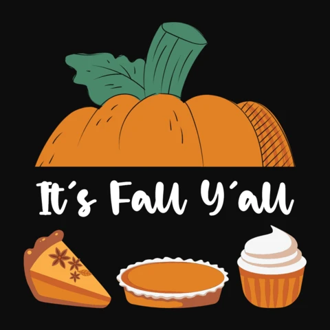 Fall Pumpkin Thanksgiving Sweets T-Shirt Design
