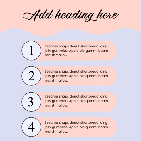 Delicious Dessert Ideas Instagram Post Design Template
