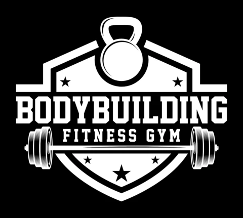 Body Building Fitness Center Logo Design Template