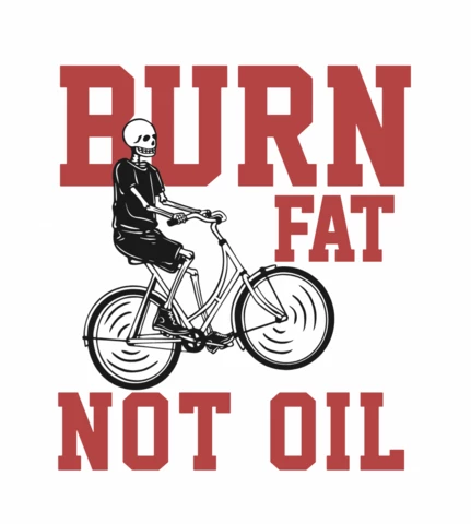 Modèle de conception de t-shirt vintage à vélo squelette