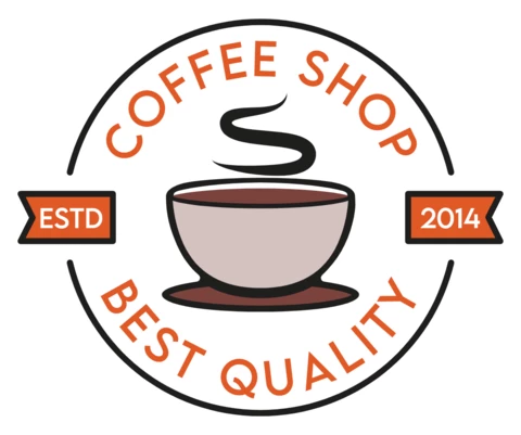 Coffee Shop Best Quality Logo Template Badge
