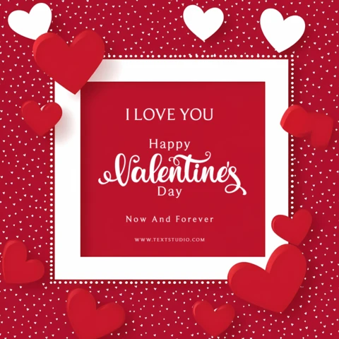 Diseño editable de plantilla de amor para San Valentín