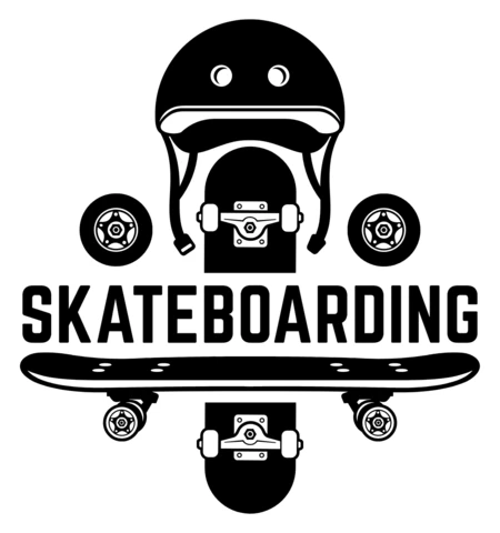 Skateboard Tournament Logo Design Template