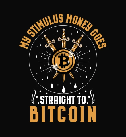My Stimulus Money Goes Straight To T-Shirt Design Template