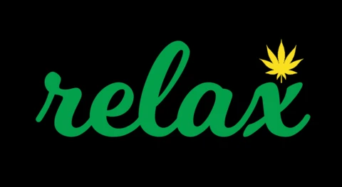 Relax Weed T-shirt Design Template