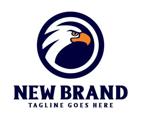Modello di logo Eagle