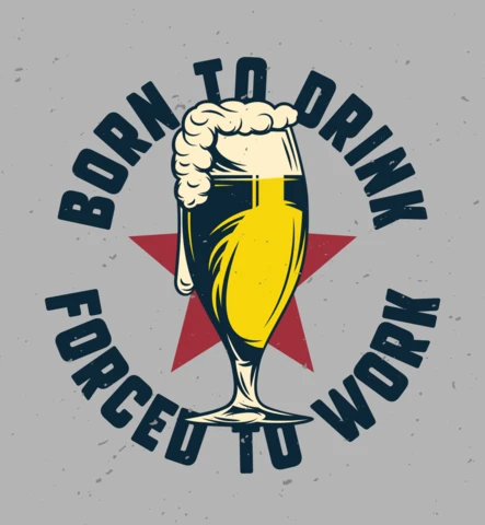 Beer Mug T-Shirt Design Template