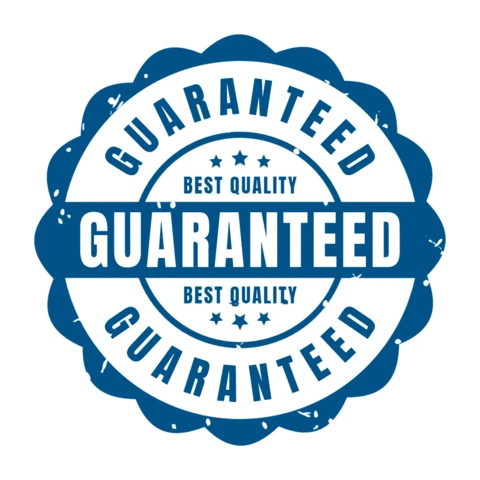 Best Quality Guaranteed Stamp Logo Design Template